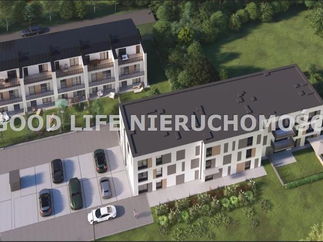 Nowoczesne 3 pokojowe mieszkanie z ogródkiem w Wilkowyji