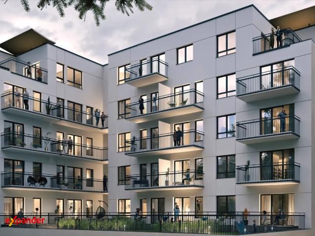 Nowoczesne 3 pokojowe mieszkanie z balkonem i wysokimi sufitami