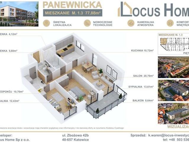PROMOCJA 3 pokojowe mieszkanie z balkonem