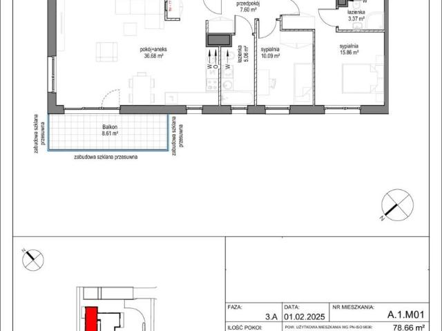 Nowoczesne 3 pokojowe mieszkanie z Smart Home w Brzeźnie