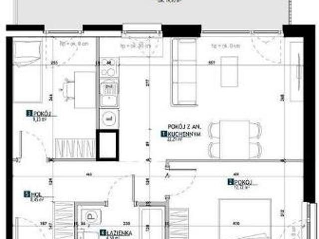 Nowoczesne 3 pokojowe mieszkanie z tarasem i smart home