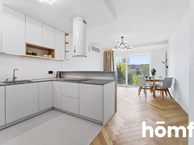 Nowoczesne 3 pokojowe z panoramicznym balkonem 16 m²