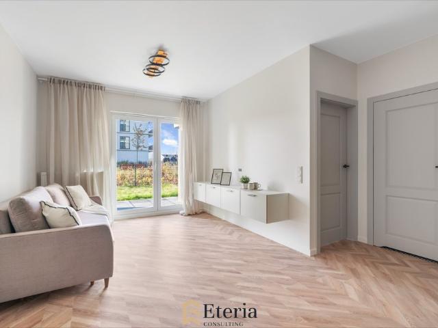 Nowoczesne 45 m² z ogródkiem, garaż, wysoki standard