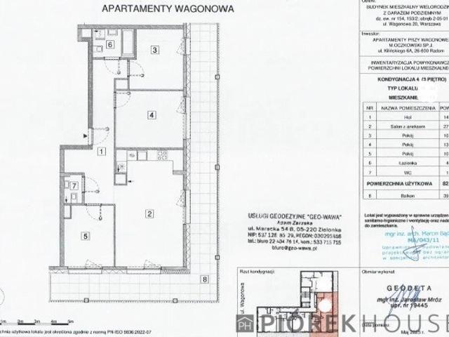 Nowoczesne 4 pokojowe mieszkanie z balkonem 40 m² w Włochach