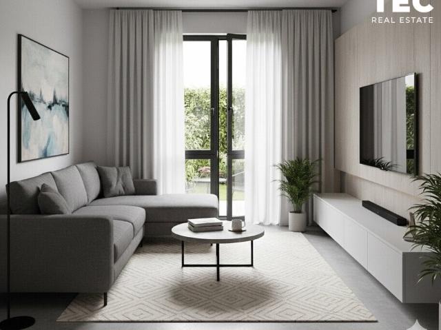 Zapraszam do obejrzenia nowoczesnego 52m² z ogródkiem i garażem