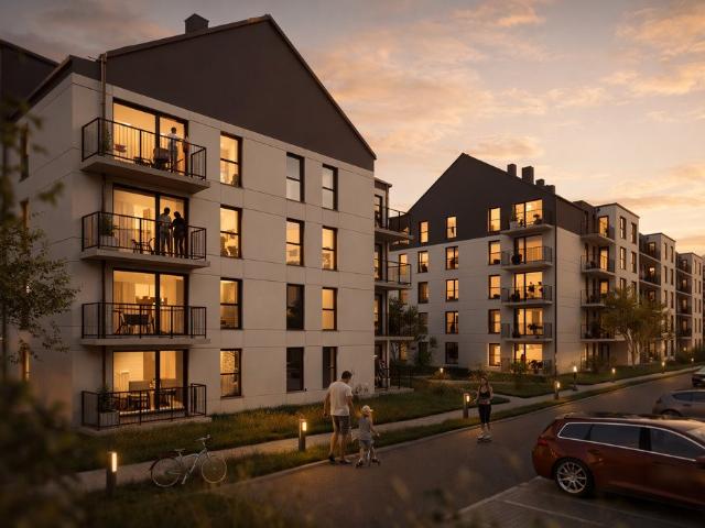Nowoczesne 88 m² z antresolą i balkonem w Boguchwale