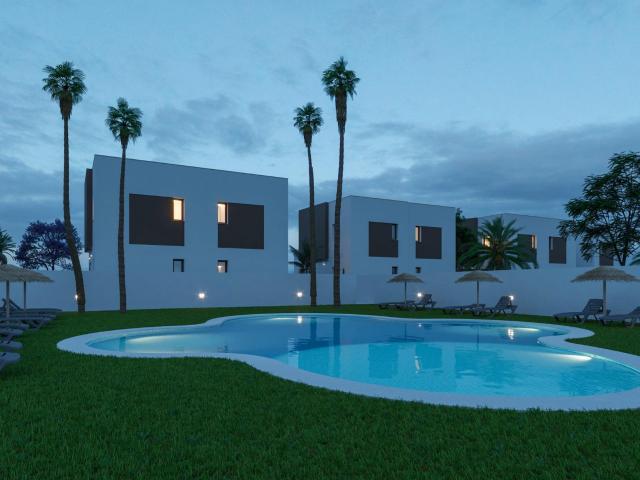 Nuevas villas adosadas junto al mar en La Marina Playa El Pinet