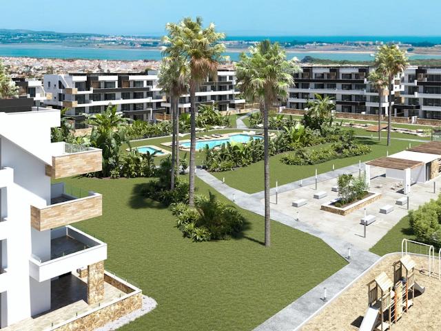Nuevos apartamentos modernos en La Hoya – Torrevieja 81m² Torrevieja