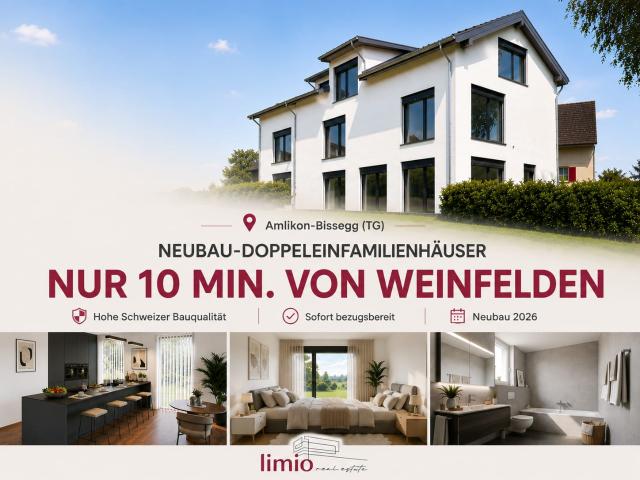 NUR 10MIN VON WEINFELDEN: NEUBAU 6.5 Zimmer DEFH in Amlikon Bissegg kaufen