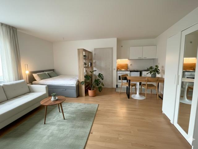 NUR 25 km bis Berlin Schönefeld – 1 Zimmer mit großem Garten & Einbauküche!