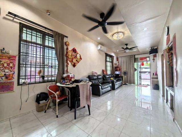 Nusa Bestari Single Storey End Lot with 5 feet side land