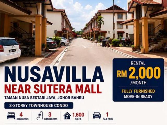 NUSAVILLA Near Sutera Mall Skudai