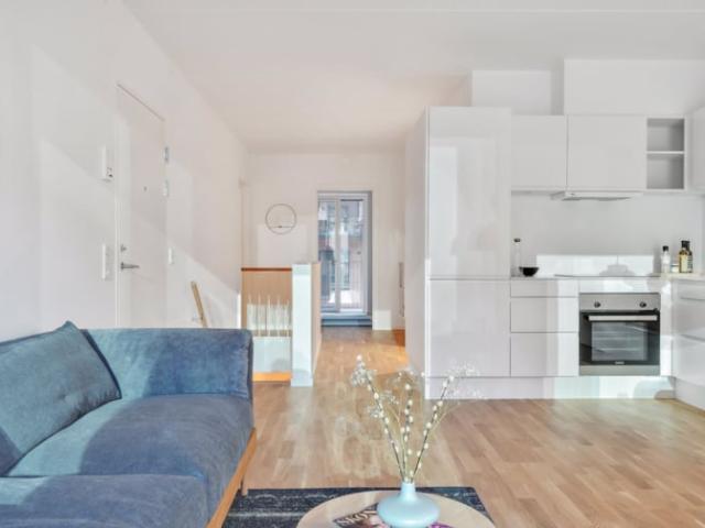 Nyopført 4 værelses townhouse i to plan i Brokvarteret