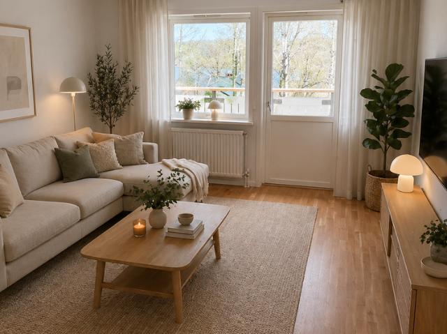 Nyrenoverad lägenhet från 2021 med modern standard. Fiber finns indraget och värme samt vatten ingår i hyran. Lägenheten är utrustad med diskmaskin