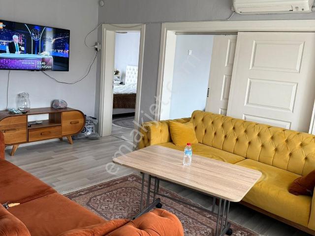 Öğretmenevi Karşısında Bakımlı Eşyaları Olan 2+1 Kiralık Daire!
