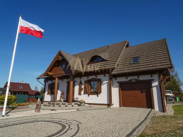 Ośrodek wypoczynkowy na Mazurach z 4 domkami i strefą relaksu