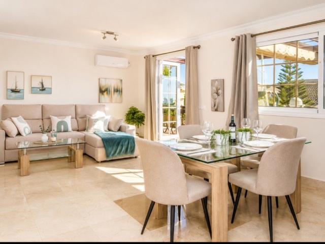 Ocean views, terrace and heated pool