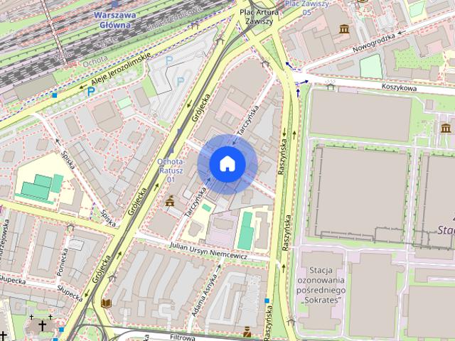 Ochota blisko Centrum, po remoncie, widok na skyline i wschody słońca