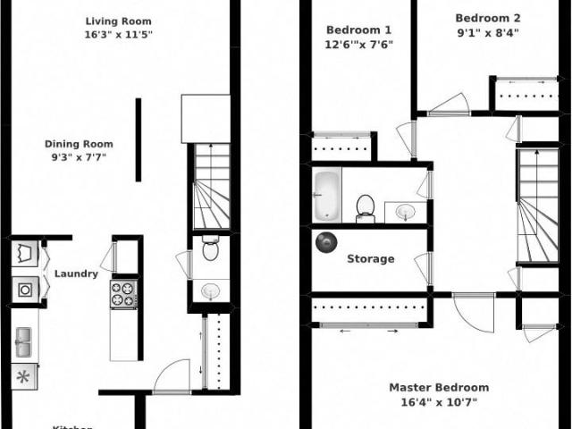 Oakdale Heights 3 Bedroom Apartment for Rent at 16 Capner St, St. Catharines, ON L2P 3X4 Queenston