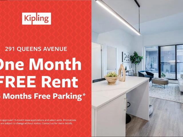 Oakhill Rentals 1 Bedroom Apartment for Rent at 291 Queens Ave, Oakville, ON L6H 7W7 College Park