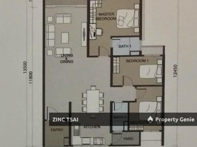 Oasis 2 {Save RM 136,700} 8 min to Lotus's Kajang_Proximity to Sungai Jernih MRT Station & Tengku Permaisuri Norashikin Hospital