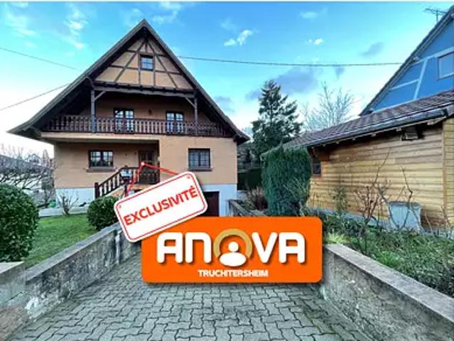Oberhaslach 67280 Achat / Vente maison 7 pièces t7 terrasse parking