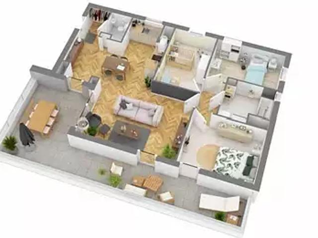 Oberhergheim 68127 Achat / Vente appartement 4 pièces t4