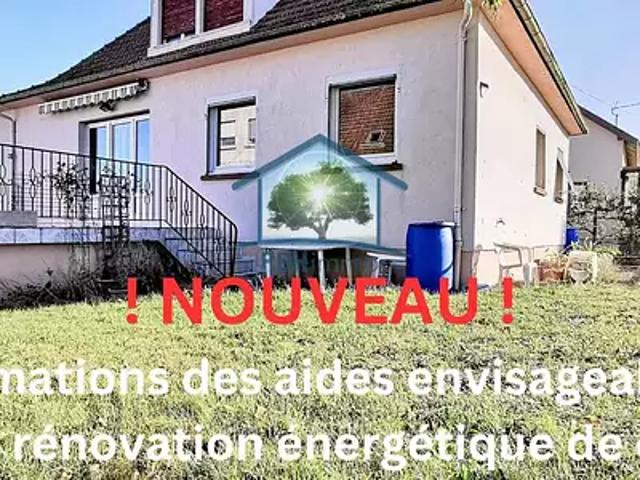 Obermodern Zutzendorf 67330 Achat / Vente maison 5 pièces t5