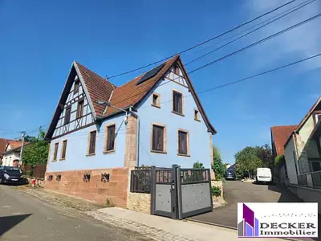 Obermodern Zutzendorf 67330 Achat / Vente maison 8 pièces t8 terrasse parking