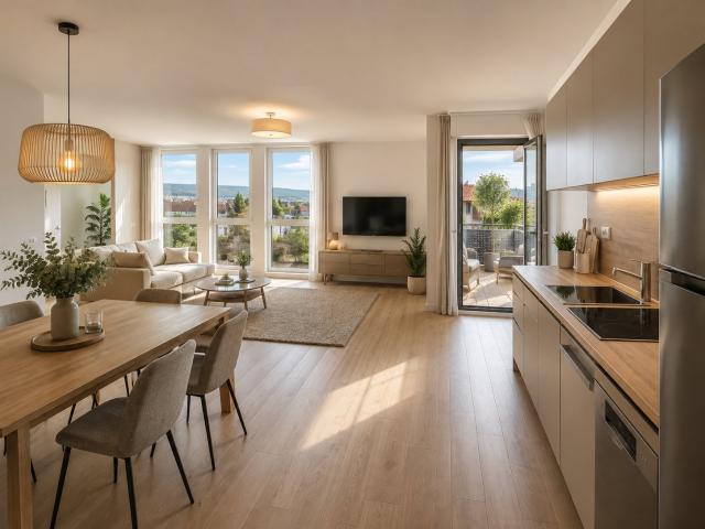 OBERNAI – BEAU 3 PIÈCES NEUF DE 63 M² AVEC BALCON SUD EST 3 pièces, 63 m²