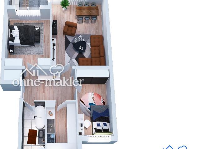 68m² Eigentumswohnung am Tegeler See