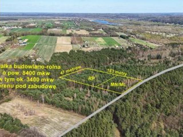 Oblasy, 8400 m² Działka
