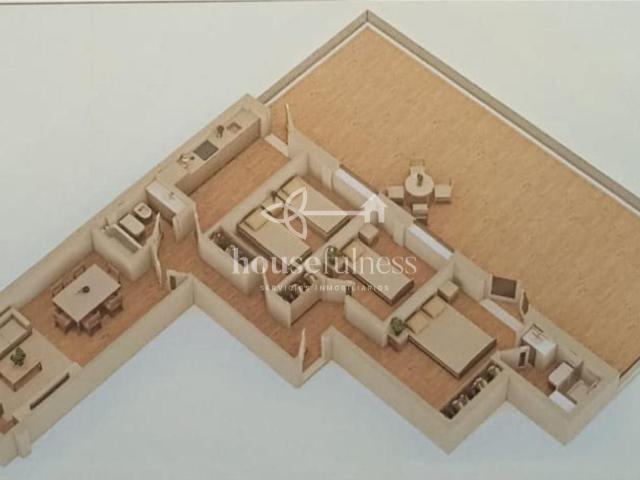Obra nueva con gran patio privado de 62 m² en Alto del Casta. 85m² Narón