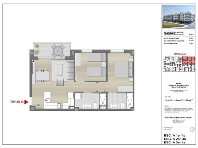 OBRA NUEVA DE PROTECCIÓN OFICIAL EN ARTES PISO ACCESO MINUSVALIA