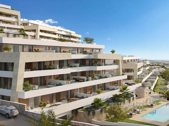 Obra nueva, Estepona, nuevos apartamentos, nuevo proyecto, vistas al mar, terrazas, nueva milla de oro, lujo