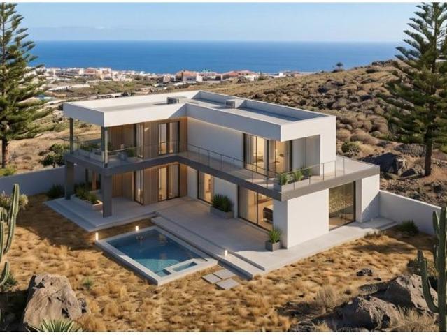 Obra Nueva – Villa de Lujo Turn Key con Piscina Infinita y Vistas al Mar | Candelaria, Tenerife