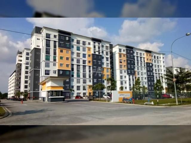 [OGOS] Apartment Asteria Bandar Parklands Klang PARTIAL FURNISHED WITH KITCHEN CABINET