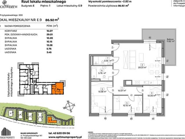 Łódź, Widzew, ul. Przybyszewskiego 292 300