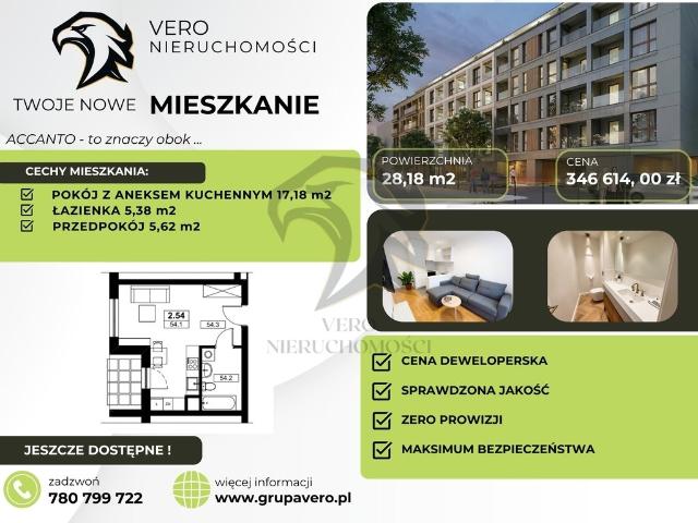 Nowoczesne 28m2 z tarczą VERO PROTECT i patio