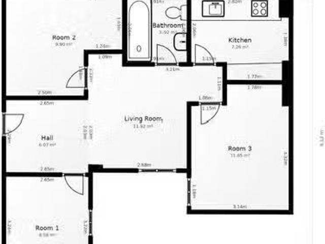 Bonito Habitación en Calle de Fuencarral, Chamberí
