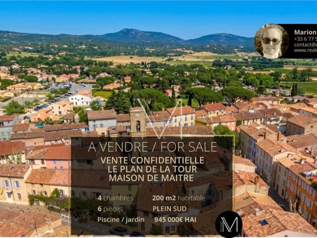 Off Market / Maison De Village Avec Piscine Et Double Garage 200m² Le Plan de la Tour