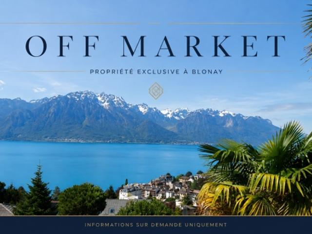 OFF MARKET – Villa mit Panoramablick auf den See zum Verkauf in Blonay