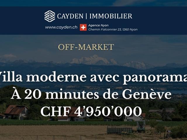 OFF MARKET – Zeitgenössische Villa mit Panoramablick