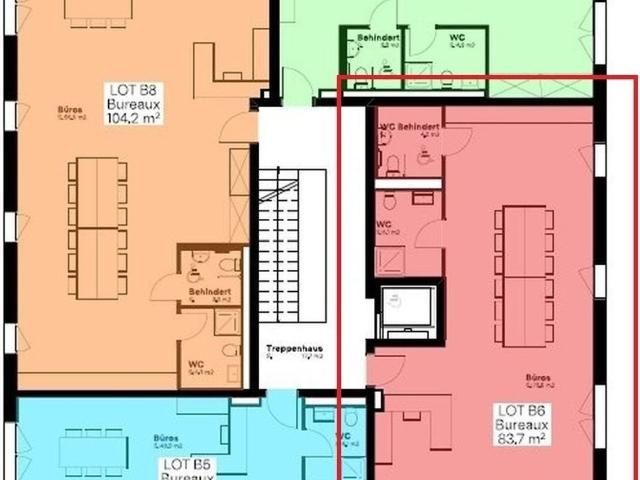 Office for rent in Kerzers 84 m² | dreamo. Ch