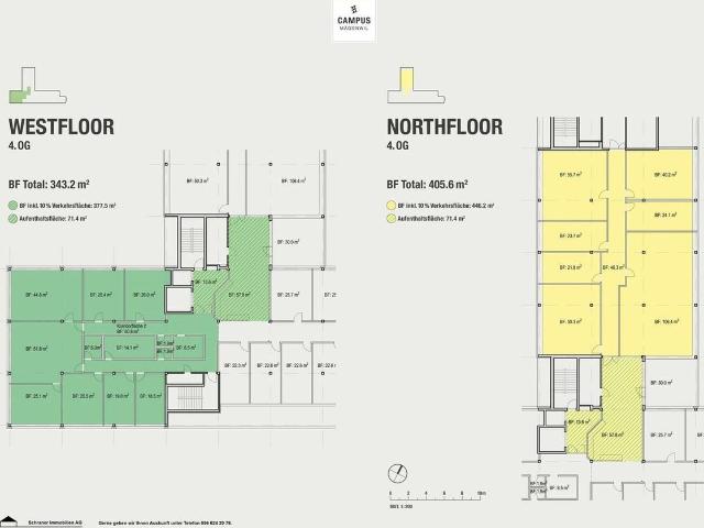 Office for rent in Mägenwil 1 437 m² | dreamo. Ch