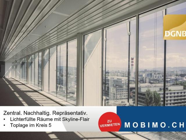 Office Tower Büros im 12. OG im Traumsicht