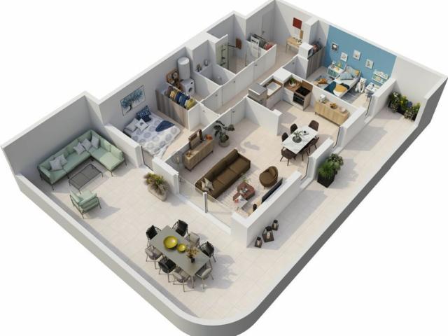 Offre commerciale: Appartement T3 avec terrasse à Canet en