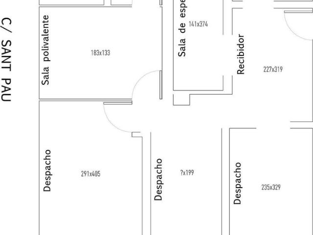Oficina en alquiler en calle Prat de la Riba, Reus, de 116 m² por 550