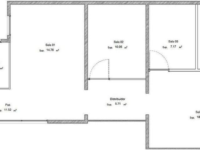 Oficina en alquiler en paseo De Gràcia, Barcelona, de 92 m² por 2.975