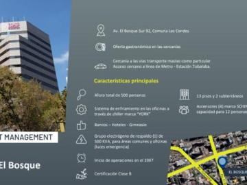 Oficina en Arriendo Avenida Tobalaba/Avenida El Bosque Sur Las Condes, Las Condes 557 m2